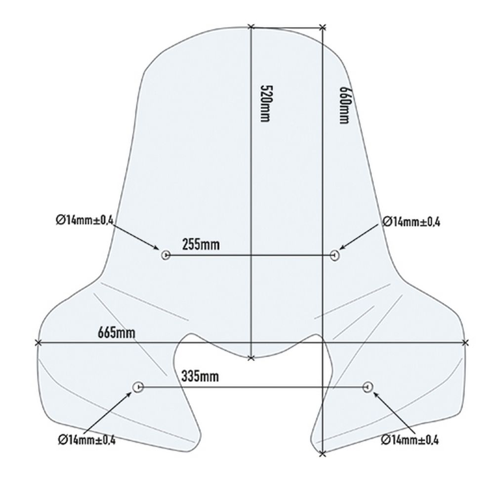 Spoiler GIVI Per Honda SH300 E Vision 110 – Accessorio Originale 308A